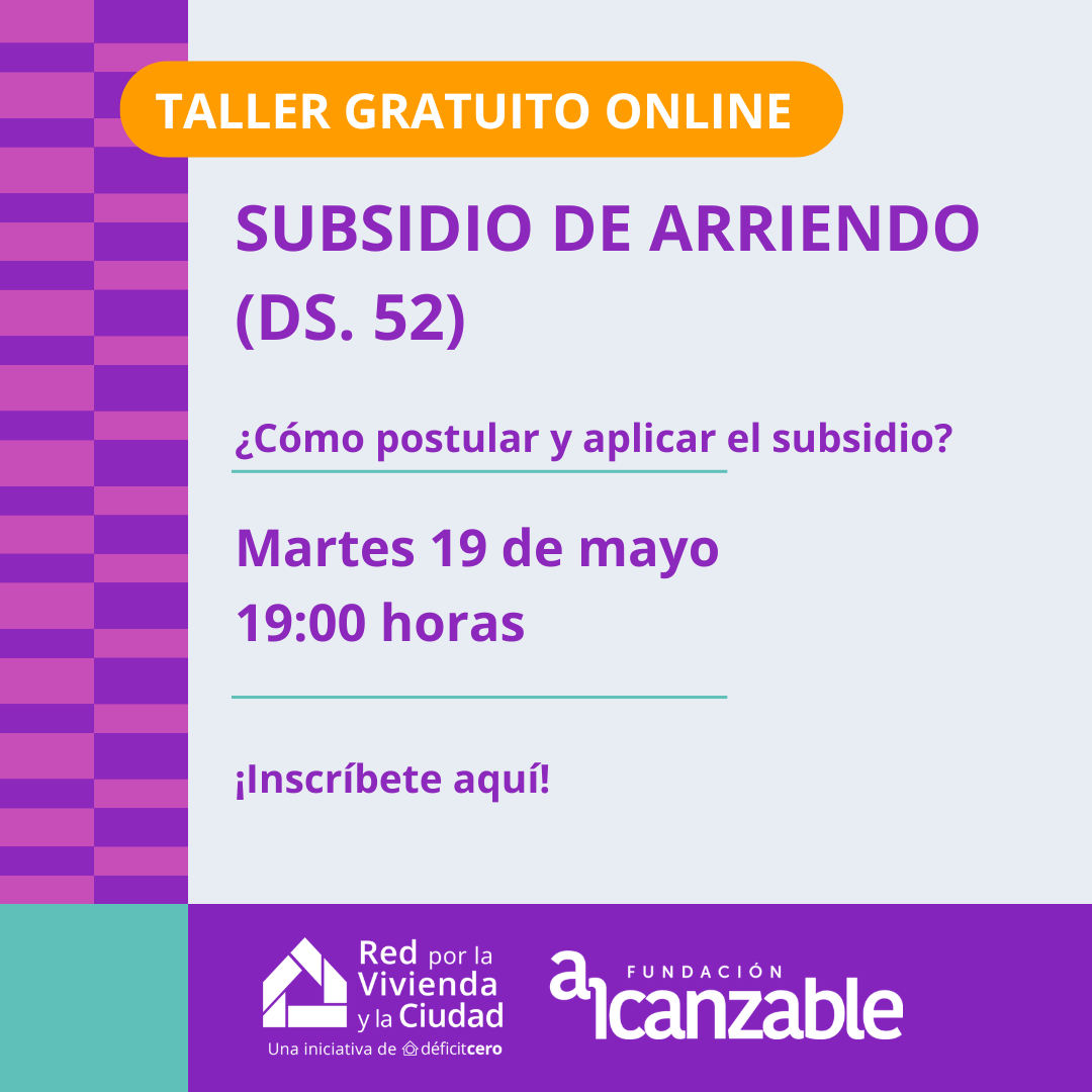 Taller Subsidio de Arriendo DS.52