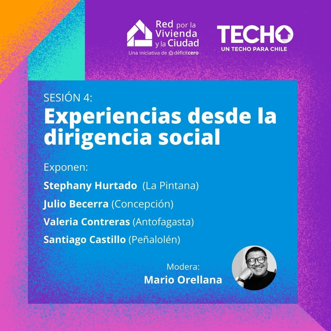 Sesión 4: Experiencias desde la dirigencia social