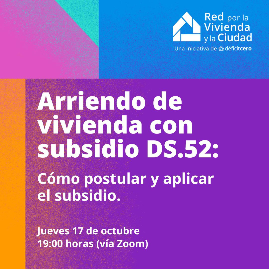 Arriendo de vivienda con subsidio DS.52.