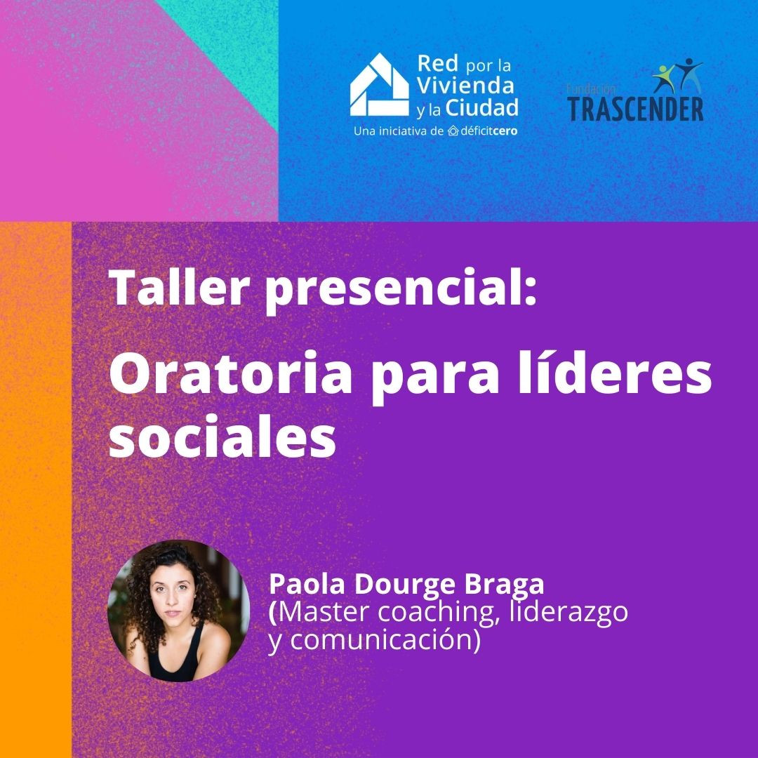 Taller presencial: Oratoria para líderes sociales