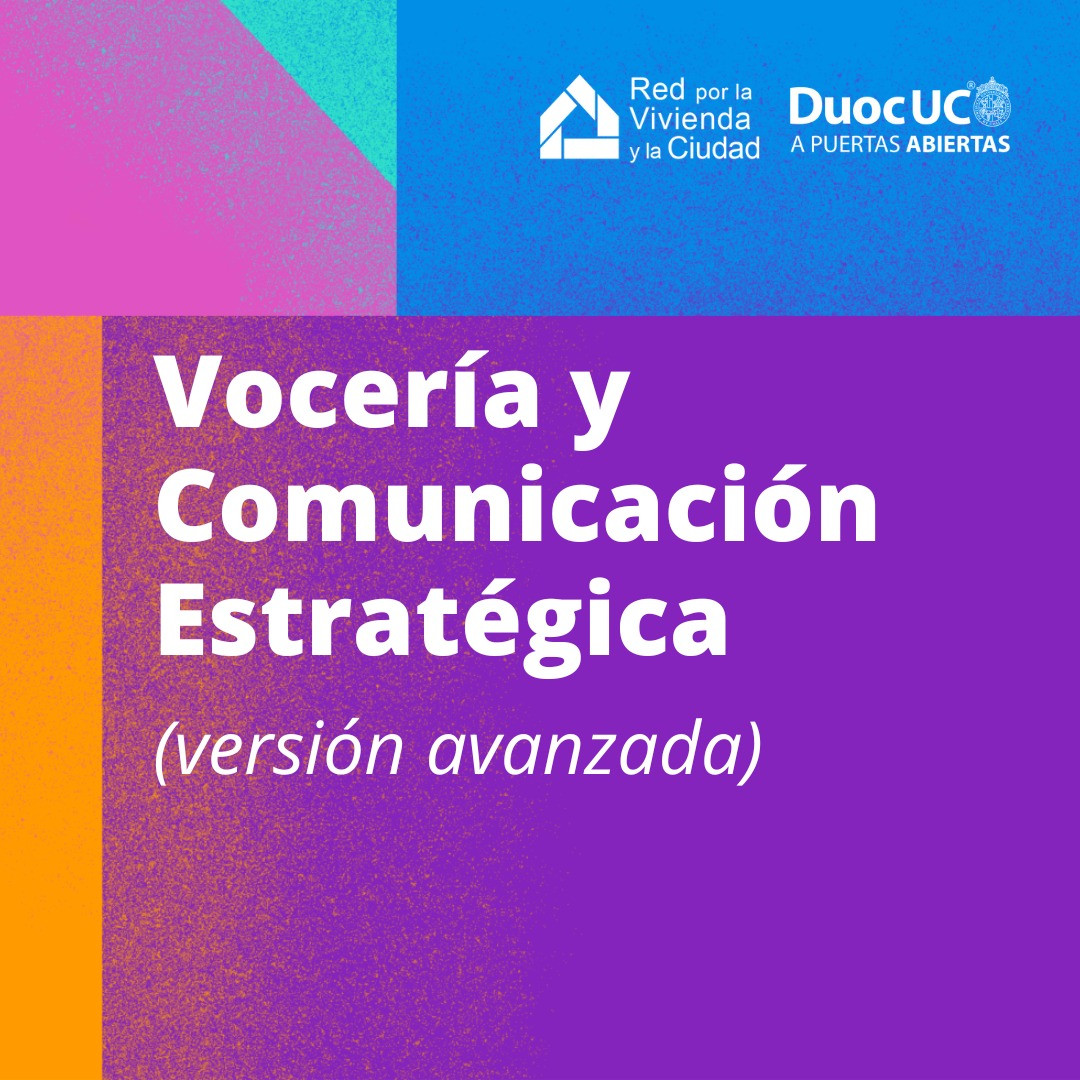 Vocería y Comunicación Estratégica (versión avanzada)